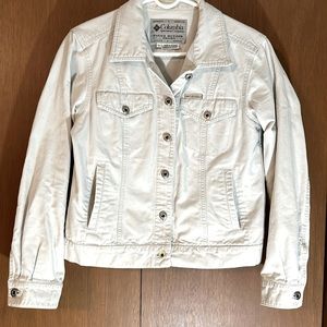 Columbia Sportswear Co. Tough Mother Jeans ldenim jacket.